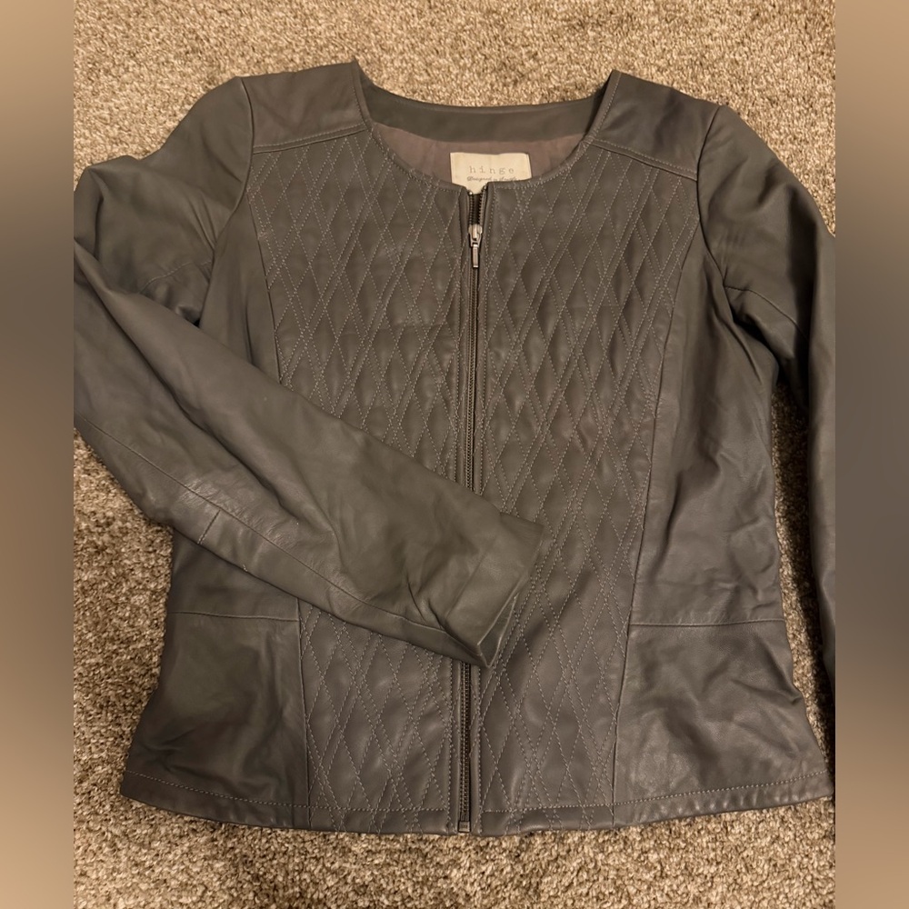 Hinge Gray Quilted Women's Jacket